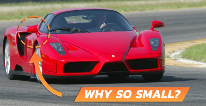 Pourquoi les rétroviseurs de la Ferrari Enzo ne correspondent pas