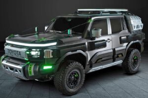 Land Cruiser customisé par la nouvelle branche d'accessoires de Toyota: une vraie réussite