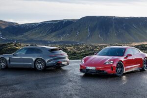 Nouveau Porsche Taycan 2025 : 13 modèles avec 4 et GTS.