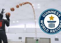 Record mondial Guinness : robot de Toyota réalise le plus long panier de basket.