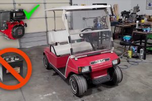 Sauvegardez les chariots de golf électriques avec le powertrain hybride DIY de Harbor Freight