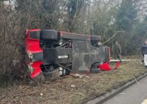 Ferrari F40 record kilométrage détruit en essai crash