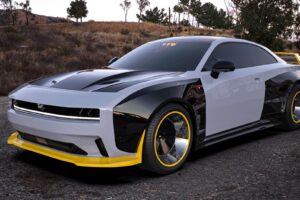 Kit large pour Dodge Charger 2025 : le retour du splitter jaune