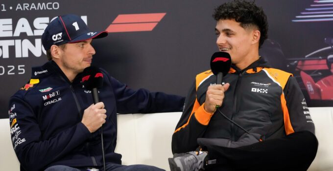 Max et Lando plaisantent sur leur rivalité en F1