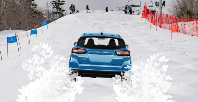 Accident ski piste Maine Subaru Impreza : conducteur imprudent